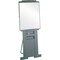 Quartet Presentation Easel, Plastic, 29"x39"-72" H, Gray QRT200E - alternate 4